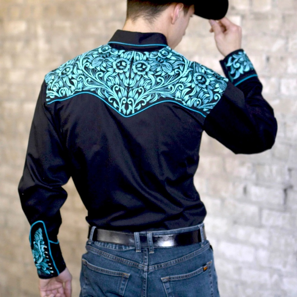 Rockmount Ranch Wear Mens Western Long-Sleeve Shirt